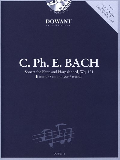 C.P.E. Bach: Sonate e-moll Wq. 124, FlBc (+CD)