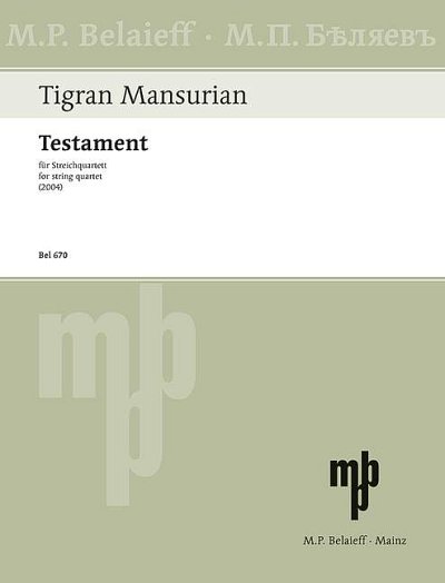 T. Mansurjan i inni: Testament
