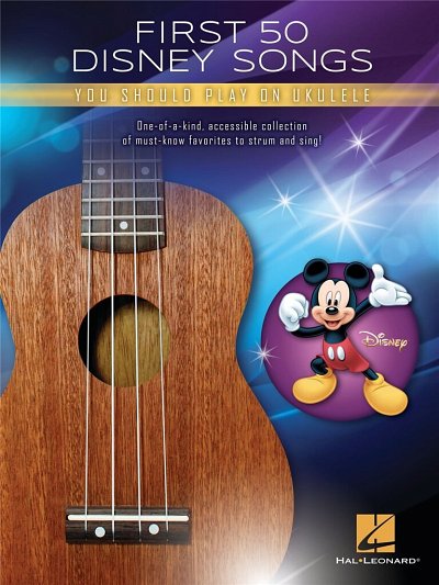 First 50 Disney Songs You should play on Ukulele, Uk (SB)