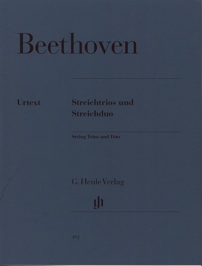 L. v. Beethoven: Streichtrios und Streichd, VlVlaVc (Stsatz)