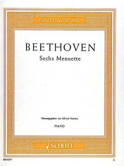 DL: L. v. Beethoven: Sechs Menuette, Klav