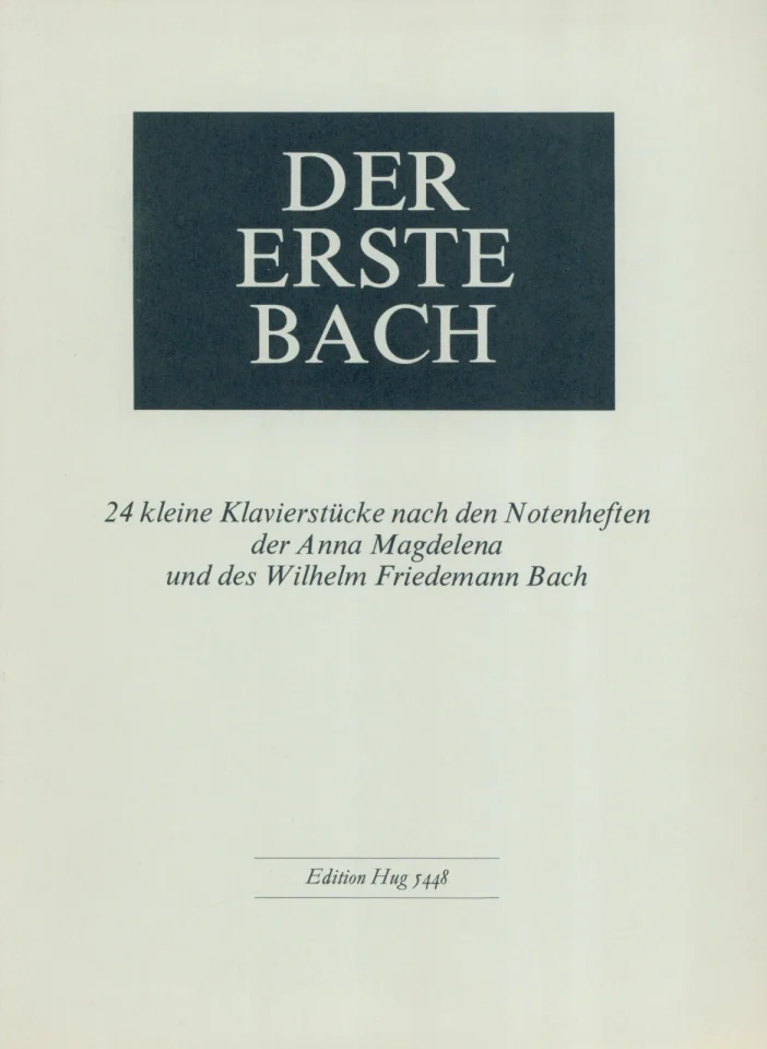 J.S. Bach: Der erste Bach, Klav (0)