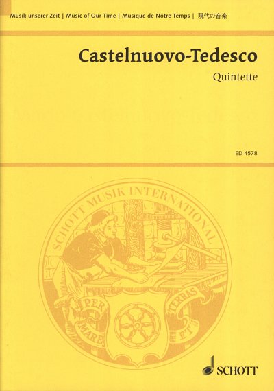 M. Castelnuovo-Tedes: Quintett F-Dur op. 143  (Stp)