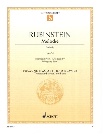 A. Rubinstein: Melodie op. 3/1 