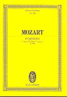 W.A. Mozart: Sinfonie 28 C-Dur Kv 200 Eulenburg Studienparti