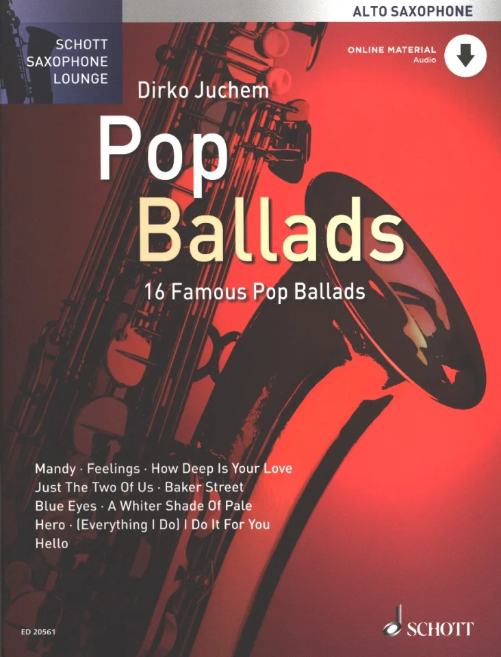 D. Juchem: Pop Ballads, Asax;Klav (+Audiod) (0)