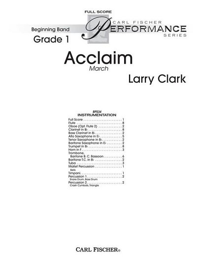 L. Clark: Acclaim, Blaso (Part.)