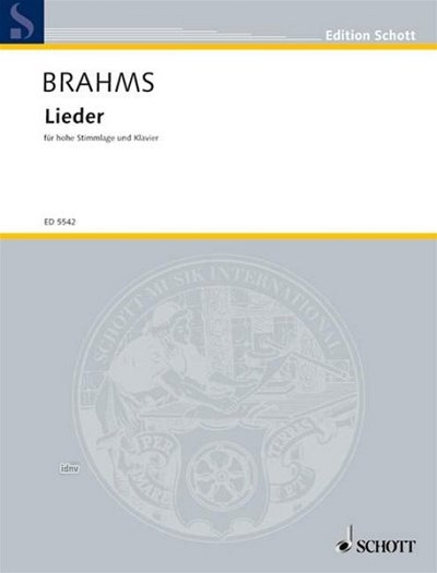 J. Brahms: Lieder , GesHKlav