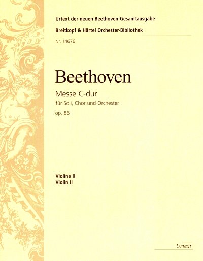 L. v. Beethoven: Messe C-Dur op. 86, 4GesGchOrchO (Vl2)