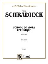 DL: H. Schradieck: Schradieck: School of Viola Technique, Vo