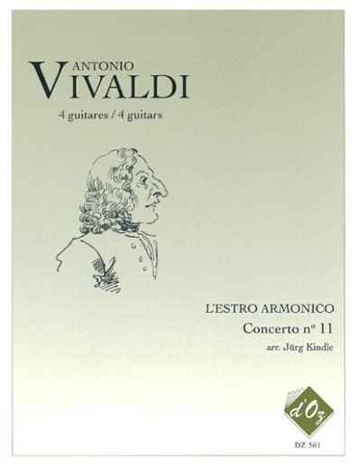 A. Vivaldi: L'Estro Armonico op. 3/11 RV 565 /, 4Git (Pa+St)