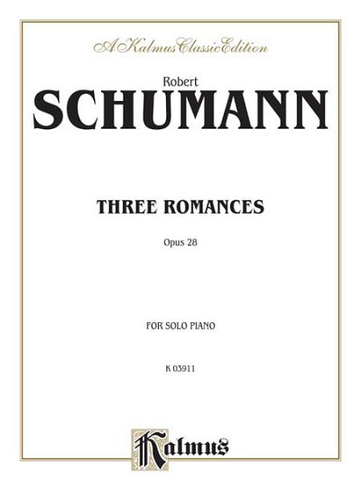 R. Schumann: Three Romances, Op. 28, Klav