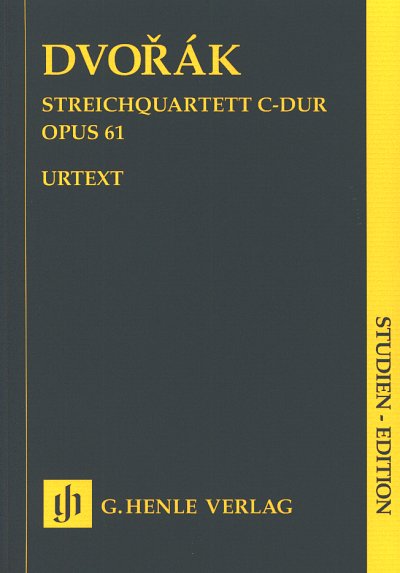 A. Dvořák: Quatuor à cordes en Ut majeur op. 61