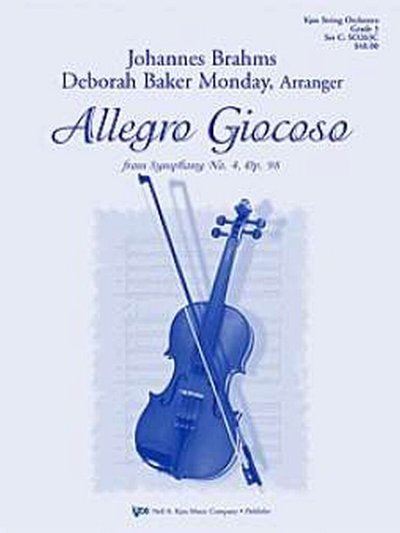 Allegro Giocoso From Symphony No. 4, Stro (Pa+St)