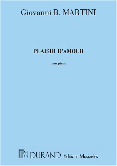 G.B. Martini: Plaisir D'Amour Mezzo-Piano , GesKlav