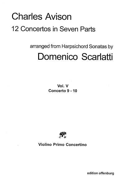 D. Scarlatti: 12 Concertos in 7 parts 5, 2VlVcStrBc (Stsatz)