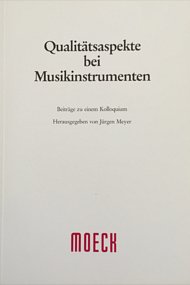 J. Meyer: Qualitätsaspekte bei Musikinstrumenten (Bu)
