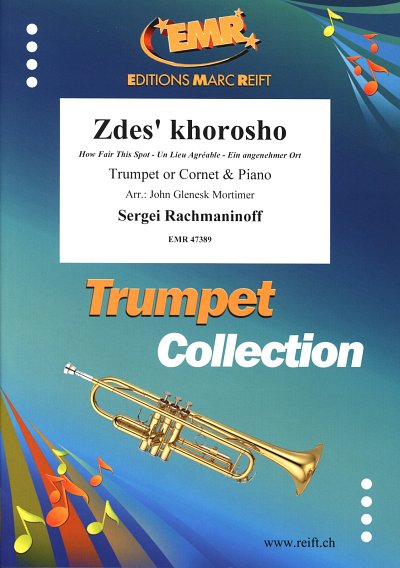 S. Rachmaninow: Zdes' khorosho, Trp/KrnKlav