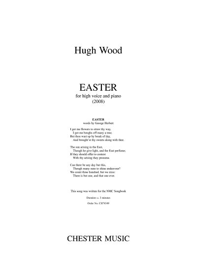 Easter - High Voice/Piano, GesHKlav