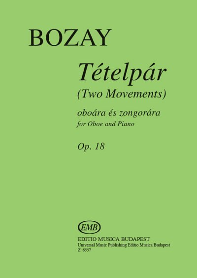 A. Bozay: Two Movements op. 18, ObKlav (KlavpaSt)