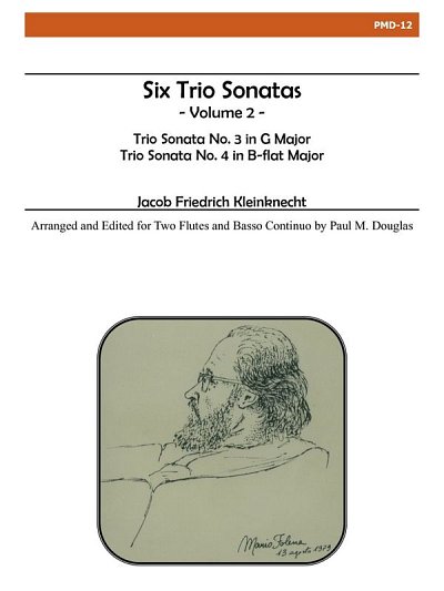 J.F. Kleinknecht: Six Trio Sonatas, Vol. 2, 2FlKlav (Bu)