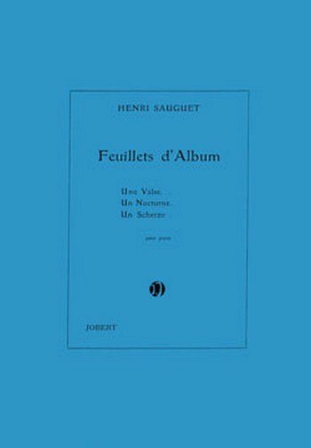 H. Sauguet: Feuillets d'album (3), Klav
