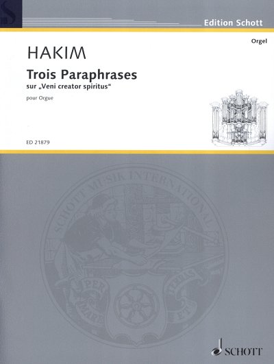 N. Hakim: Trois Paraphrases, Org