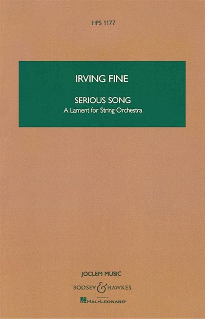 I. Fine: Serious Song, Stro (Stp)