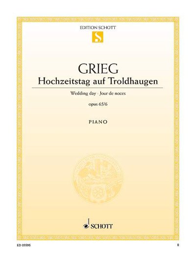 DL: E. Grieg: Hochzeitstag auf Troldhaugen, Klav
