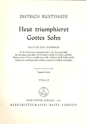 D. Buxtehude et al.: Heut triumphieret Gottes Sohn BuxWV 43