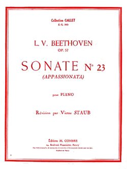 L. v. Beethoven: Sonate n°23 Op.57 Appassionata, Klav