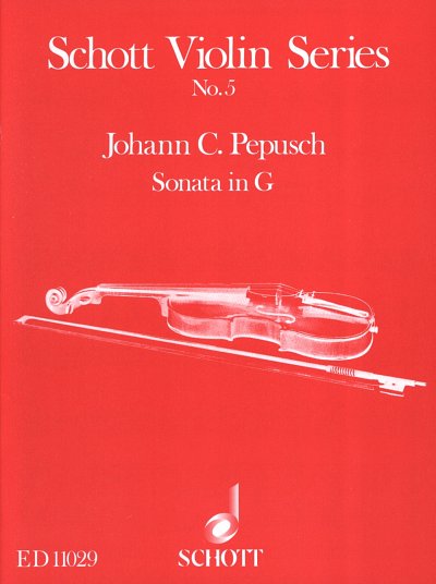 J.C. Pepusch: Sonata in G , VlKlav
