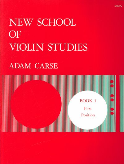 A. Carse: New School of Violin Studies 1, Viol