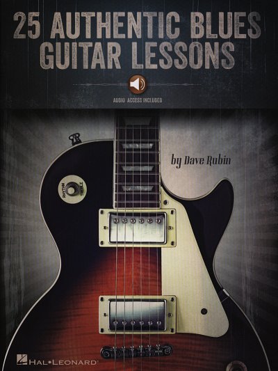D. Rubin: 25 Authentic Blues Guitar Lessons, Git (+Tab)