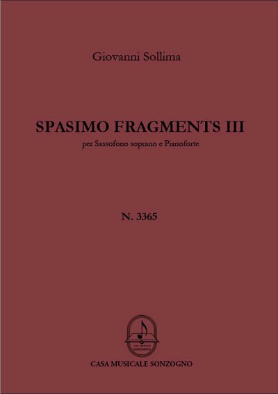 G. Sollima: Spasimo Fragments III, SsaxKlav (KlavpaSt)