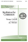 J. Althouse: Meditation for Communion, Gch;Klav (Chpa)