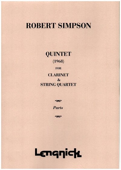 Clarinet Quintet 1968 (Stsatz)
