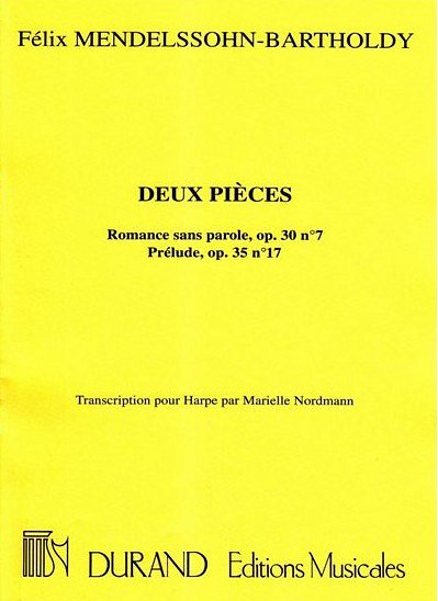 F. Mendelssohn Barth: Deux Pièces  (Part.)