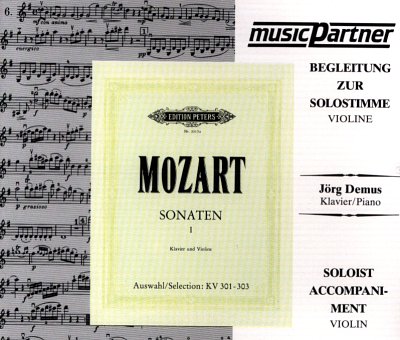 W.A. Mozart: Sonaten für Klavier und Violine KV 301-303 (CD)