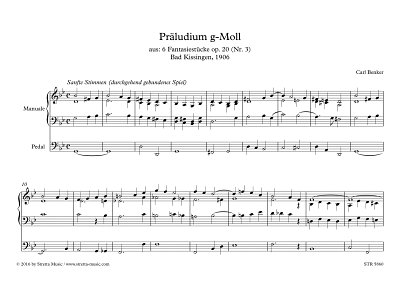 DL: C. Benker: Praeludium g-Moll, Org