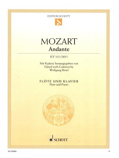 W.A. Mozart: Andante KV 315 (285e) , FlKlav
