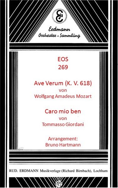 W.A. Mozart: Ave Verum KV 618 + Caro Mio Ben, Salono (Erg)