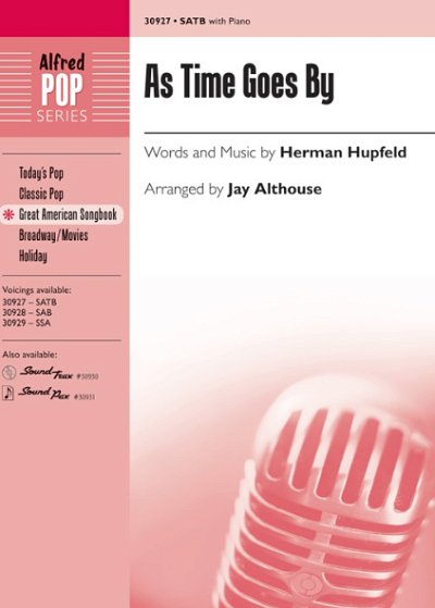 Hupfeld Herman: As Time Goes By Alfred Pop Series