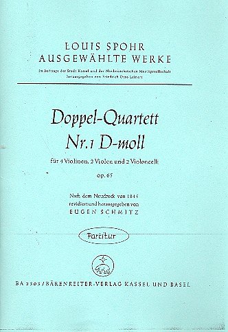 L. Spohr: Doppelquartett Nr. 1 d-Moll ., Streicher