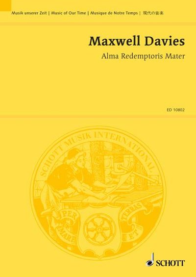 P. Maxwell Davies et al.: Alma Redemptoris Mater op. 5