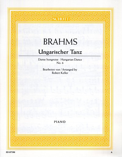 J. Brahms: Ungarischer Tanz Nr. 6 , Klav