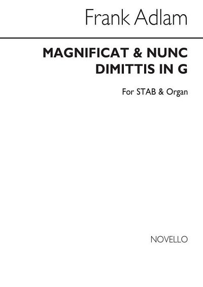 Magnificat And Nunc Dimittis In G, GchOrg (Chpa)