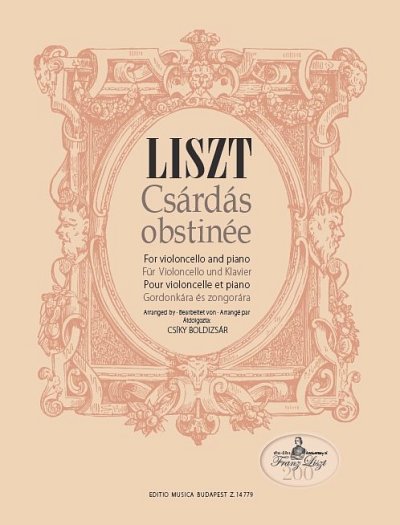 F. Liszt: Csárdás obstinée, VcKlav (KlavpaSt)
