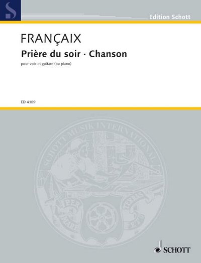 DL: J. Françaix: Prière du soir et Chanson