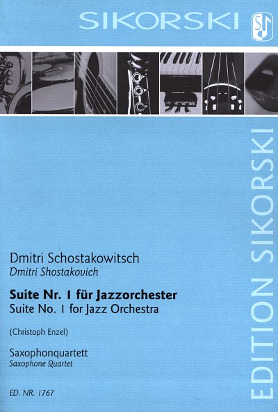 D. Schostakowitsch: Suite Nr. 1 für Jazzorches, 4Sax (Pa+St)